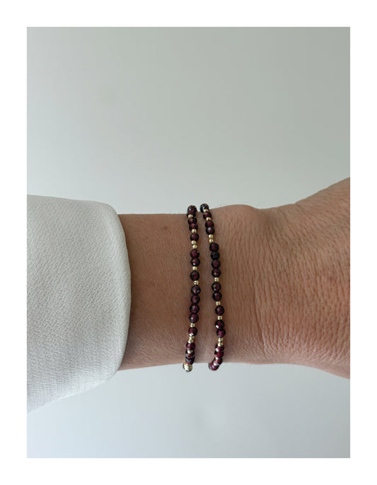 Bordeaux Wrap Bracelet