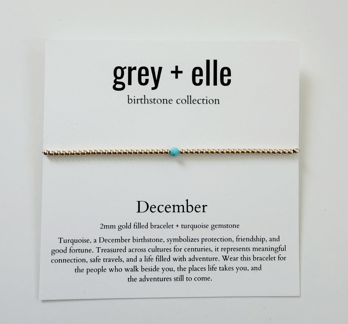 December Birthstone Bracelet | Turquoise