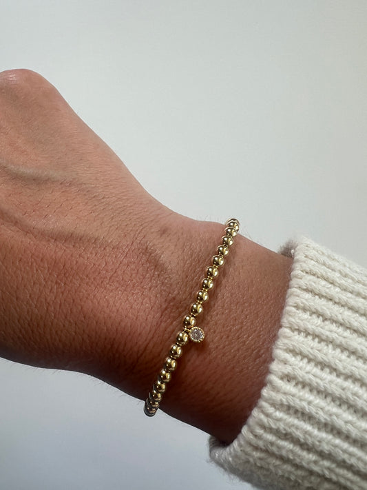 Goldie + Sparkle Charm Bracelet
