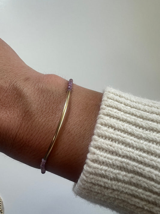 The Phosphosiderite Bangle Bracelet