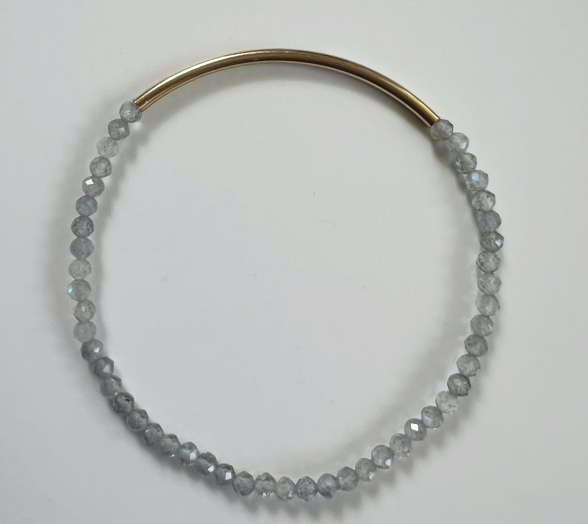 The Labradorite Bangle Bracelet