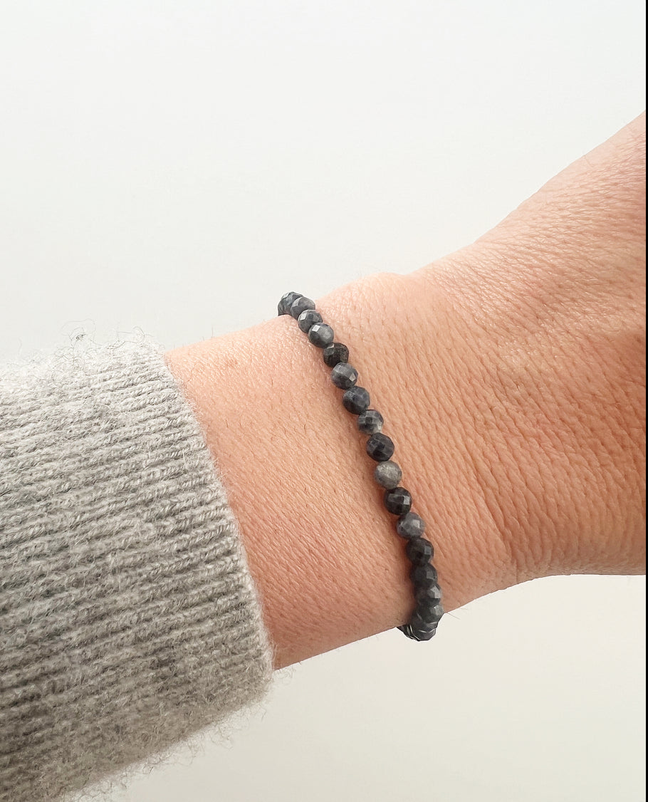 Sapphire Gemstone Beaded Bracelet