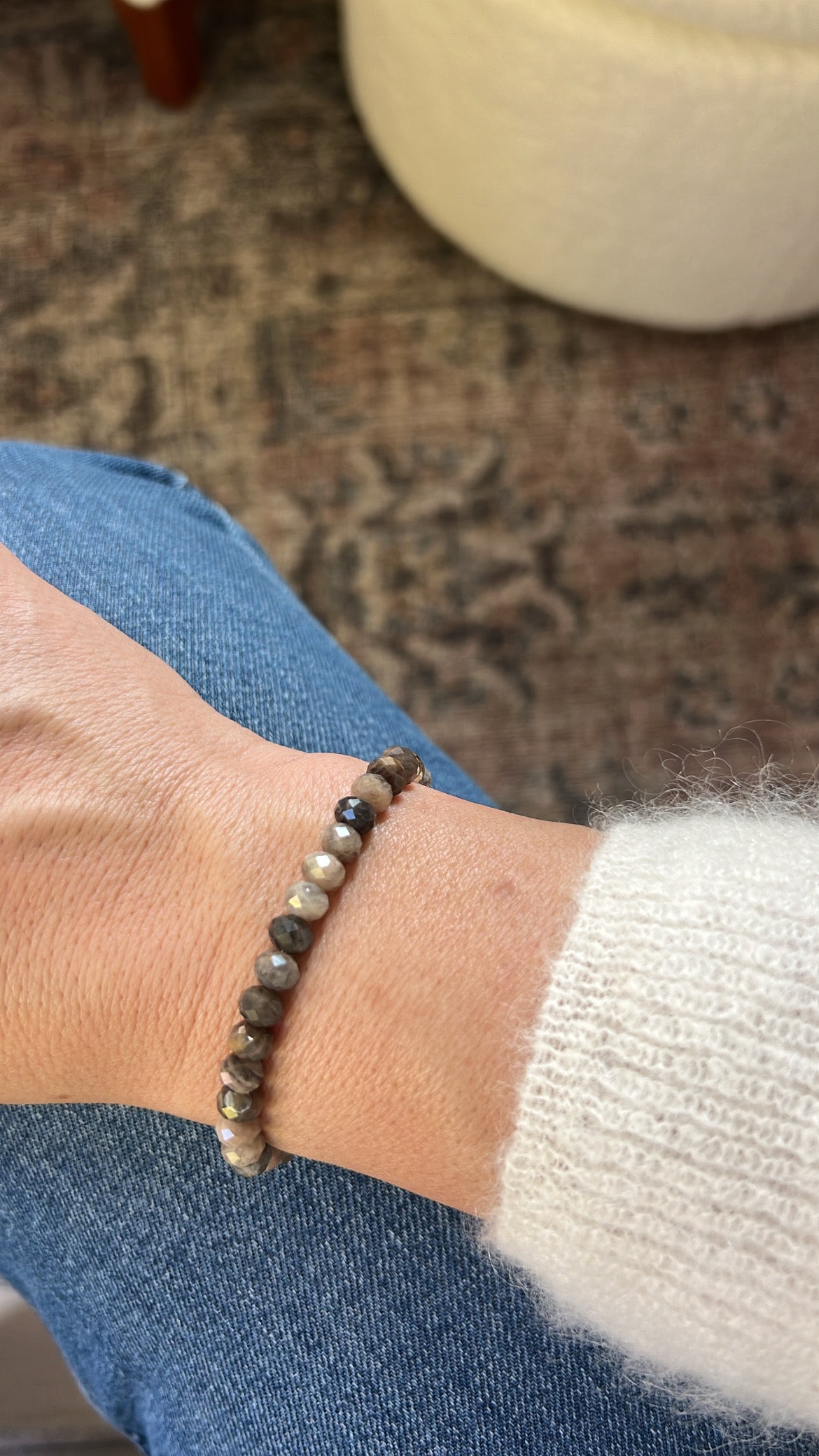 Black Moonstone Bracelet