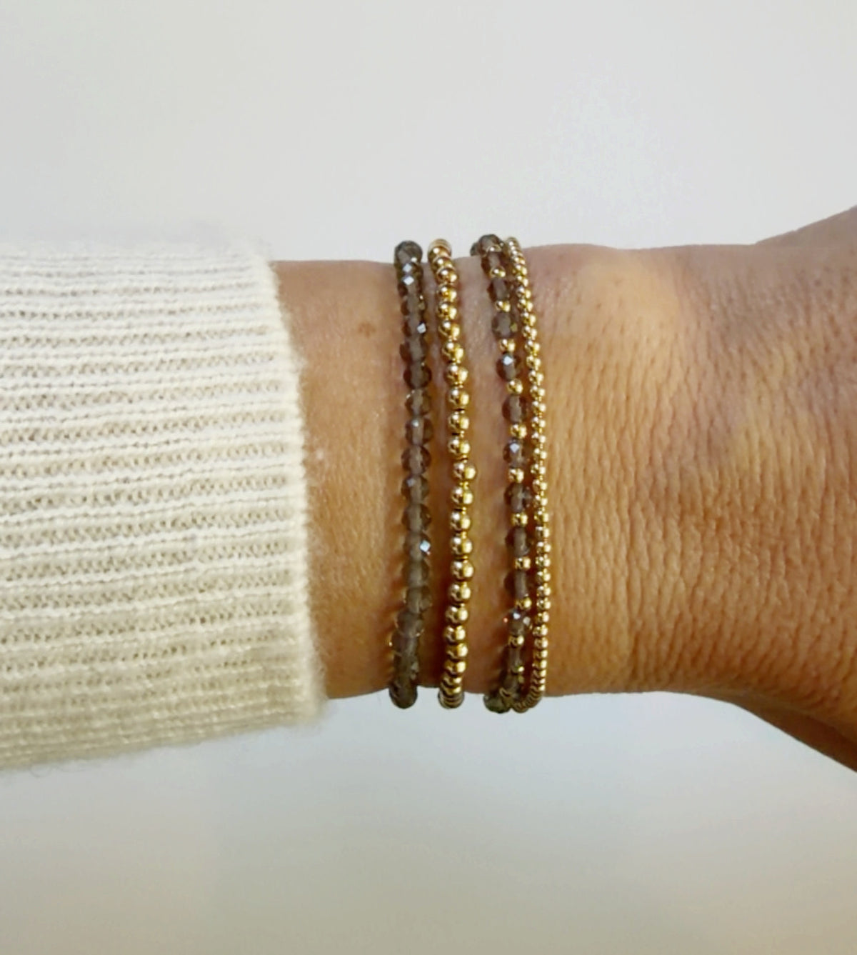 Smoky Quartz Gemstone Stack