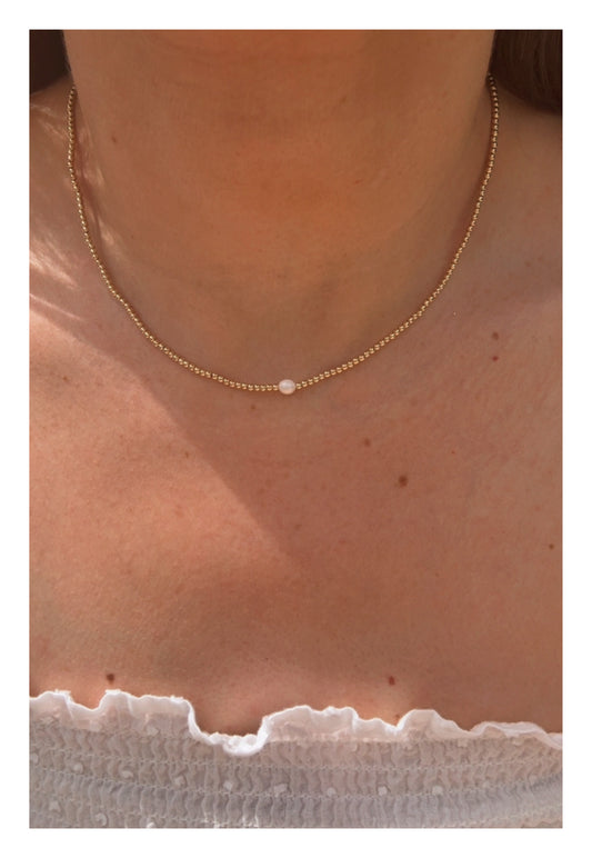 The Goldie + Pearl Necklace