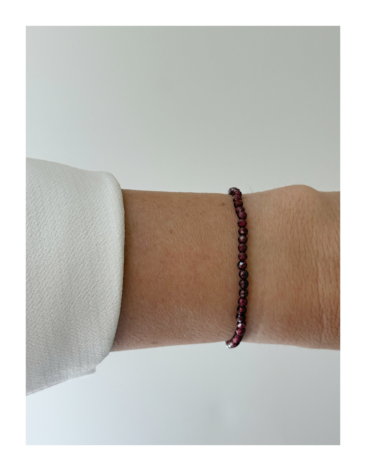 Bordeaux Gemstone Bracelet