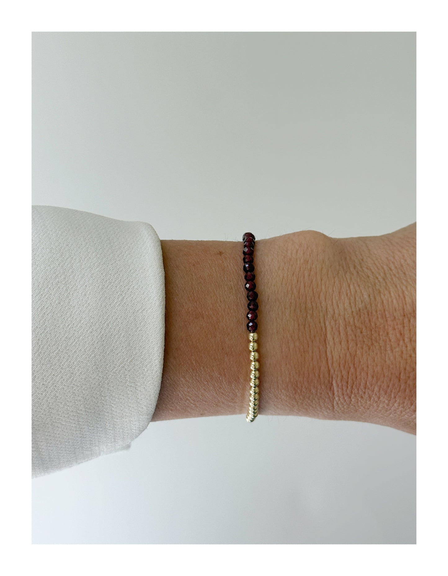 Bordeaux Half + Half Bracelet