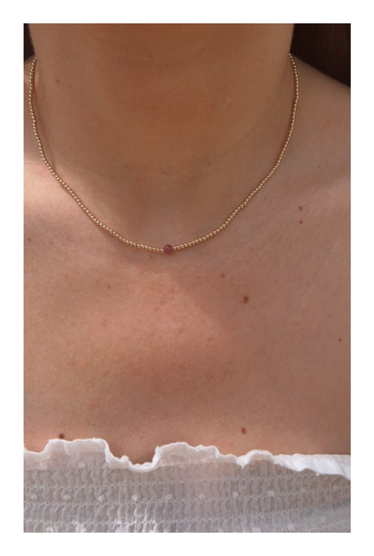 The Goldie + Petal Necklace