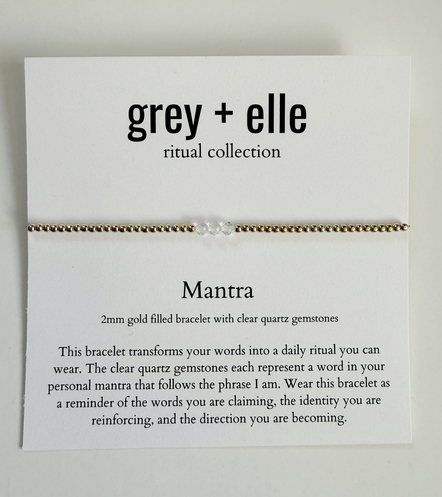 Mantra Bracelet