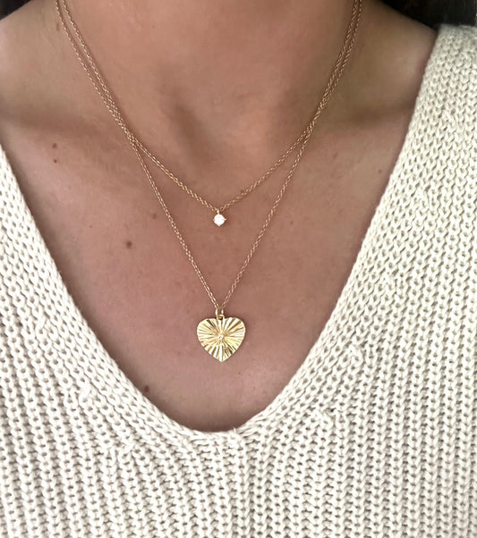 The Heart Medallion Necklace