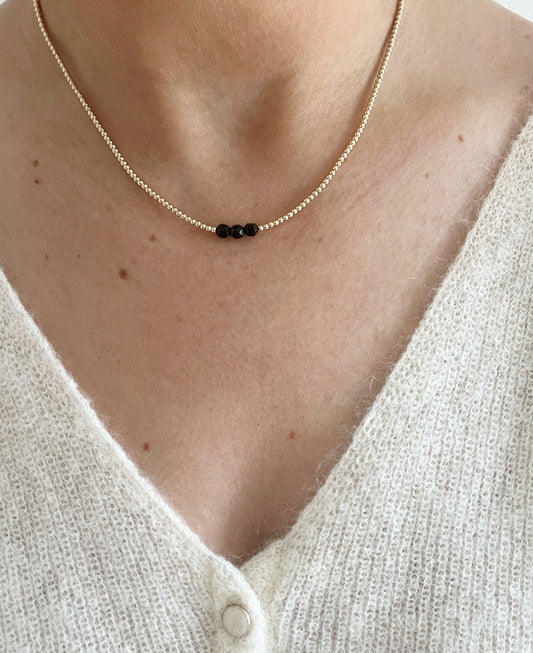 The Goldie + Golden Obsidian Necklace